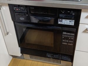 広島キッチン取付け隊　ガスオーブンの取替　施工前